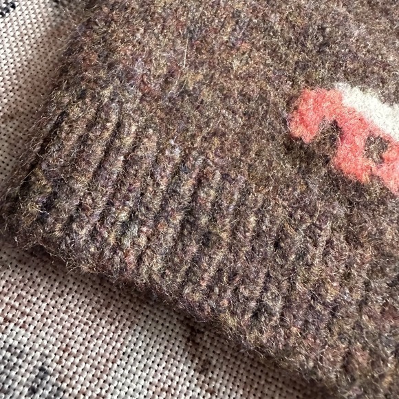 Hanna Andersson Baby Holiday Sweater 0–3 Months Home Sweet Home Brown House $75 - Picture 5 of 13